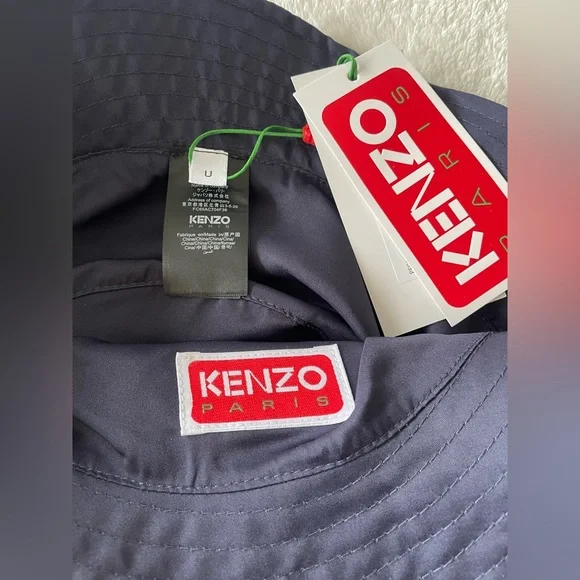 BNWT Kenzo Reversible Sakura Bucket Hat black